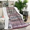 thumbnail image 2 of to My Sister Blanket,Sister Christmas Gift from Sister,Ultra-Soft Flannel Throw Blankets, Sister Best Birthday Gifts for Bed Sofa Travel Beach Living Room Blankets 50"x60", 2 of 5
