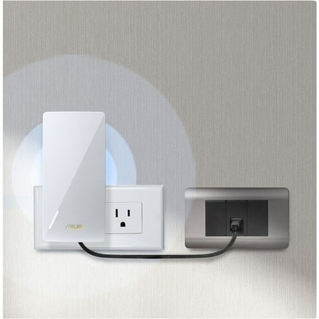 ASUS - AX3000 WiFi 6(802.11ax) AiMesh Router - White