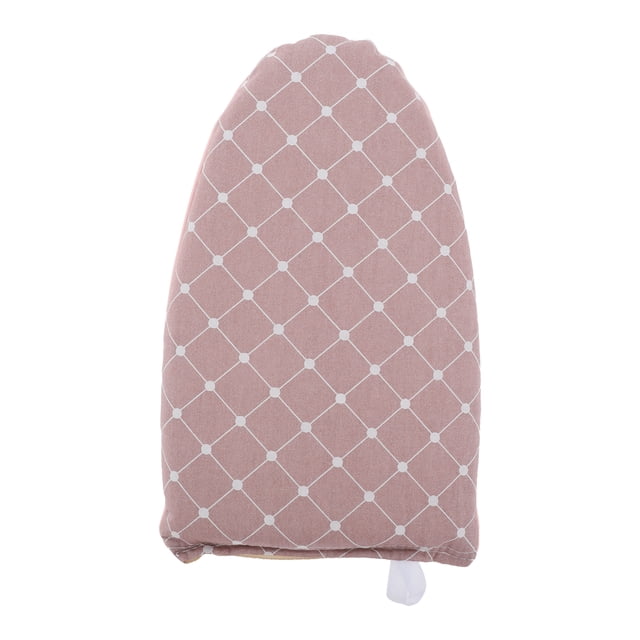Guantes de planchado para vaporizar prendas, tabla de planchar para ropa, patrón de cuadrícula, color rosa