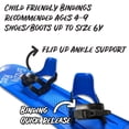 thumbnail image 2 of Grizzly Recreation Beginner Kids Snowboard 95cm, Blue, 2 of 4