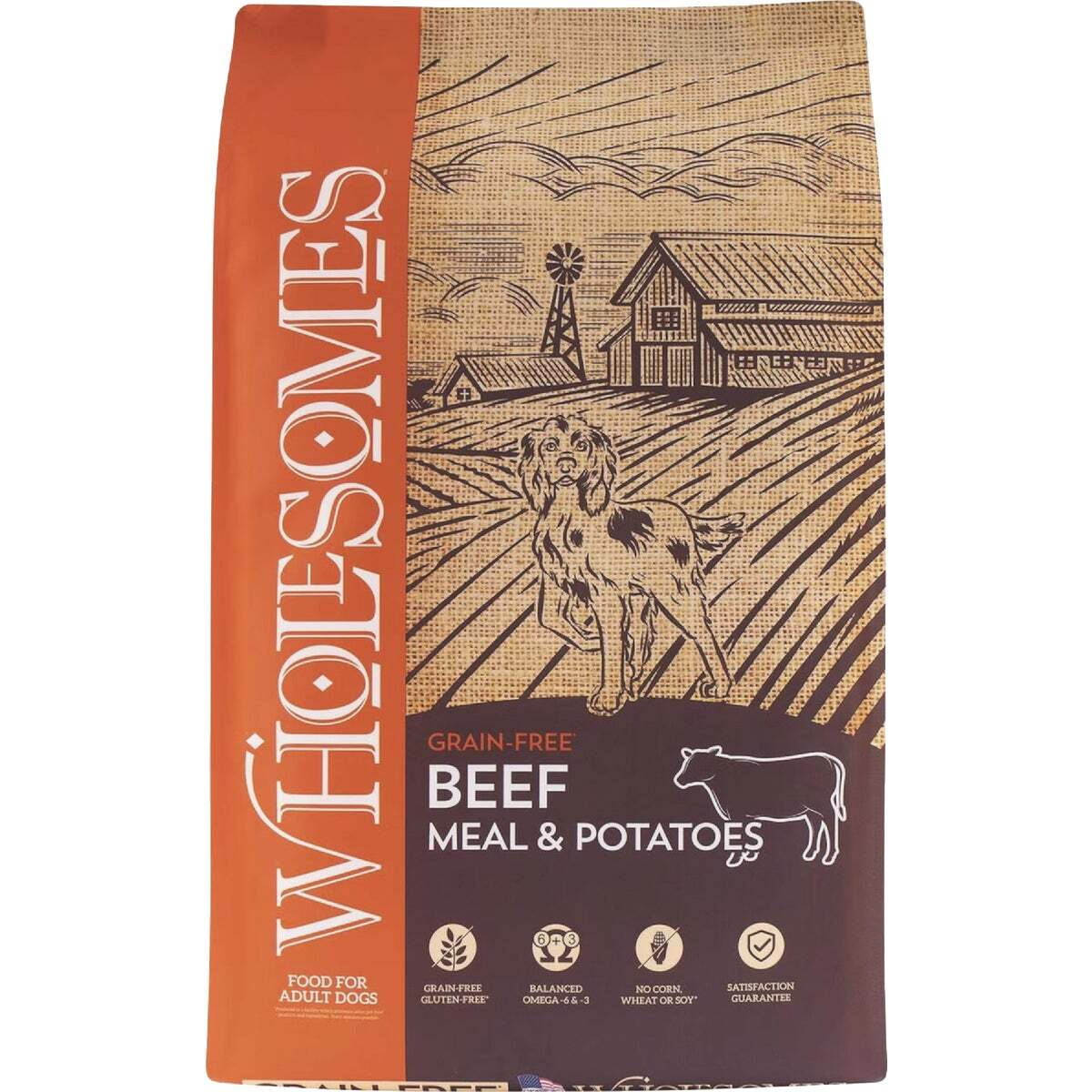 Wholesomes Grain-Free 35 Lb. Beef Meal & Potato Formula Dry Dog Food 348097