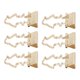 thumbnail image 1 of Clips decorativos para carpetas, 100 clips para carpetas, lindos clips de metal para carpetas, abrazaderas doradas, fieles a su promesa, 1 of 9