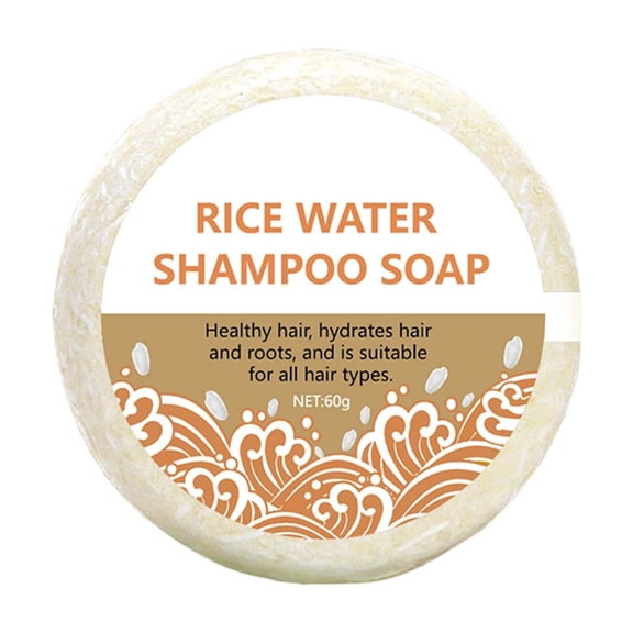 LEHOZIHEQ Rice Water Soap Bar for Face Body with Oatmeal Powder, Natural Rice Milk, Gentle Moisturizing Skin Clenaser, Handmade, Soft Long Lasting
