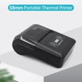 thumbnail image 2 of Bisofice Label printer,Bt+usb Receipt Bill Printer 2 Inch Business 57mm Print Paper Portable 58mm Thermal With 57mm Print Restaurant Sales Retail Ticket Printer With Printer With 57mm Thermal Printer, 2 of 7