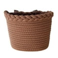 thumbnail image 4 of Lipstore Kids Bike Basket Bike Pannier Decoration Portable Cargo Rack Cycling Storage brown, 4 of 8