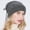 Dark Gray, variant on Pony Tail Beanie Scary Beanie Knitted Ring Scarf Scarf Scarf Long Hair Braid Hat