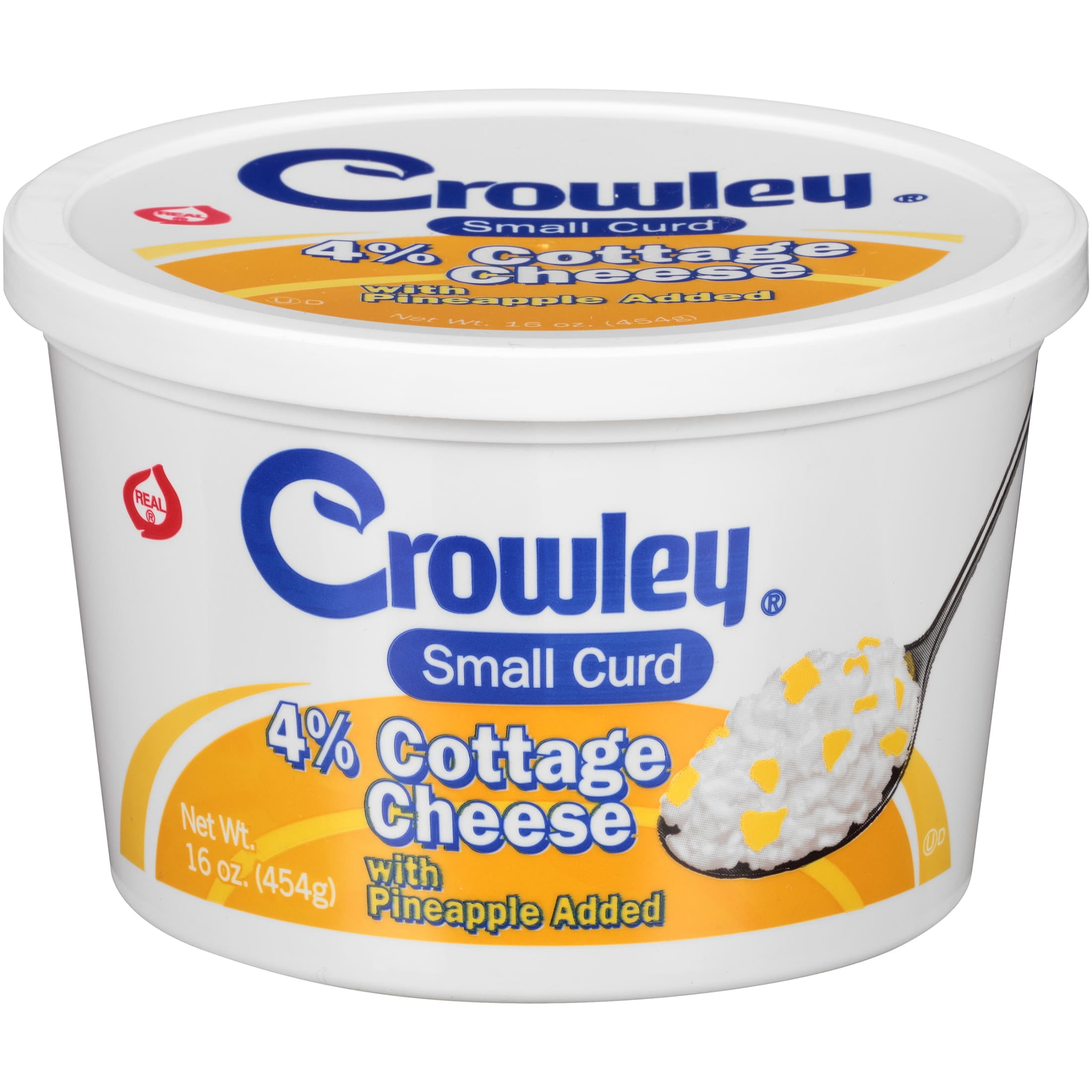 Crowley Cottage Cheese with Pineapple, 16 oz