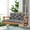 Light gray, variant on Porch Swing Cushions Outdoor, Waterproof 4" Thick 2–3 Seat Outdoor Swing Seat Cushion with Ties for Garden & Porch