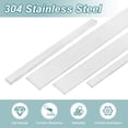 thumbnail image 3 of Uxcell 2Pack 304 Stainless Steel Flat Bar, 3/16" Thickness 1-3/16" Width 12" Length, 3 of 7