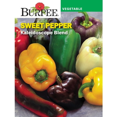 Burpee Kaleidoscope Blend Sweet Pepper Vegetable Seed, 1-Pack
