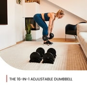 NUOBELL Adjustable Dumbbells Pair 5-80 lbs : the Adjustable Dumbbell Set to Replace 16 Sets of Dumbbells. Add Nuobell Dumbbells 80lb and Free Weights to Your Home Gym. Just Twist the Handle to Adjust