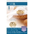thumbnail image 3 of Leisure Arts Bread & Basket Cloth 15.7"X15.7" Bread & Wheat, Stamp Embroidery Cloth, Cloth, Tea Towels For Bread, Towel, Cloth Cover, Pastry, 3 of 4