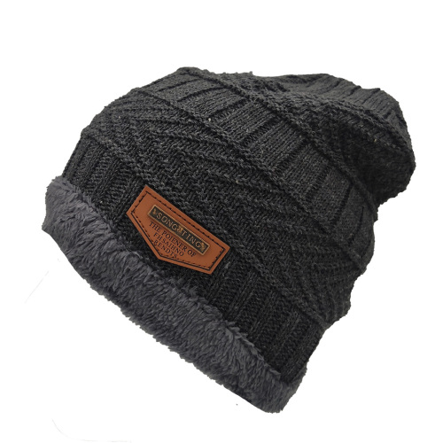 HESHENG Mens Winter Beanie Hat Warm Knit Hat Thick Fleece  display picture 1