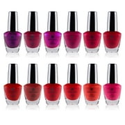 SHANY Cosmetics Nail Polish Set - 12 Rose-inspired Shades with Gorgeous Semi Glossy and Shimmery Finishes - Rose Collection