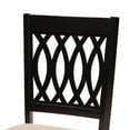 thumbnail image 5 of Baxton Studio Florencia Modern Beige Fabric and Espresso Brown Finished Wood 2-Piece Dining Chair Set, 5 of 9