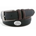 thumbnail image 1 of ZeppelinProducts ECU-BBLPS-BLK-44 ECU Concho Two Tone Leather Belt- 44 Waist, 1 of 1