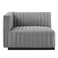 thumbnail image 5 of Conjure Channel Tufted Upholstered Fabric 5-Piece L-Shaped Sectional, 5 of 6