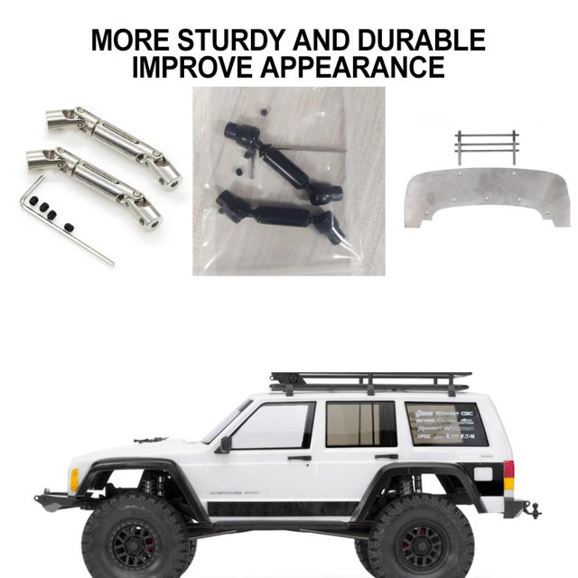 mmirethe Durable Front Bumper For 1/10 1/7 Axial ARRMA TRX6 Crawler RC Car Accessories TYPE1