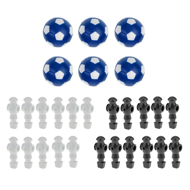 de fútbol futbolín de 22 pulgadas y 5/8 "para hombres + 6 pelotas de futbolín de 36 mm shamjiam Jugador de fútbol de la tabla