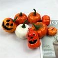 thumbnail image 6 of 4PCS Mini Artificial Pumpkins Fake Foam Pumpkins Simulation Halloween Pumpkin - Halloween Pumpkins for Decorating for Fall Autumn Halloween Home Party Thanksgiving Decor, 6 of 6