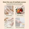 thumbnail image 6 of Fmxomd Long Sleeve Cleaning Gloves, 10 Pairs Reusable & Waterproof Protective Rubber Gloves for Household Duties, Kitchen, Dishwashing, Gardening - 23.6 Inch, 6 of 9