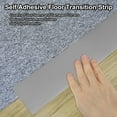 thumbnail image 4 of Uxcell Self Adhesive Floor Transition Strip Vinyl Flat Divider Flooring Gray 10 FT x 2", 4 of 7