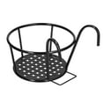 thumbnail image 3 of Hanging Planter Railing Planters Flower Pot , Rail Planter Baskets, Wire Flower Pot Holder Plants Hangers for Orchid, Deck, Patio Ledge, Balcony,[Black], 3 of 9