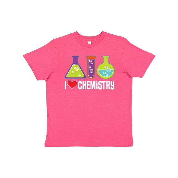 Inktastic I Love Chemistry Science Youth T-Shirt
