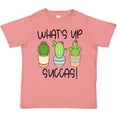 thumbnail image 3 of Inktastic What's Up Succas Funny Cacti Plants Boys or Girls Toddler T-Shirt, 3 of 5