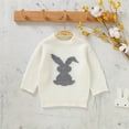 thumbnail image 4 of KAUOD Baby Boys Girls Easter Knit Sweater Cute Bunny Crewneck Pullover Sweater Long Sleeve Sweatshirt Fall Clothes, 4 of 9