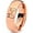 Rose Gold Dome Tungsten, variant on Tungsten Deer Staring Doe Love Engraved Band Ring 8mm Men Women Comfort Fit Black Dome Polished