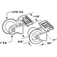 thumbnail image 2 of 1 in., Front Drawer Guide Rollers, 2 of 4