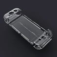 thumbnail image 2 of Clear Protective Case with Stand for Nintendo Switch OLED Model Console - Hard PC Crystal Cover Shell Accessory, 2 of 12