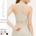 thumbnail image 5 of Chaleco deportivo transpirable en forma de U con rosca para fitness, ropa exterior para culturismo, yoga, espalda hermosa, ropa interior sin mangas para correr para mujeres, 5 of 5
