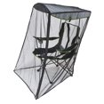 thumbnail image 4 of Red de patio para acampar, silla versátil, refugio solar plegable, carpa de malla negra, exterior para parque, jardín, playa, viajes, picnic, 4 of 10