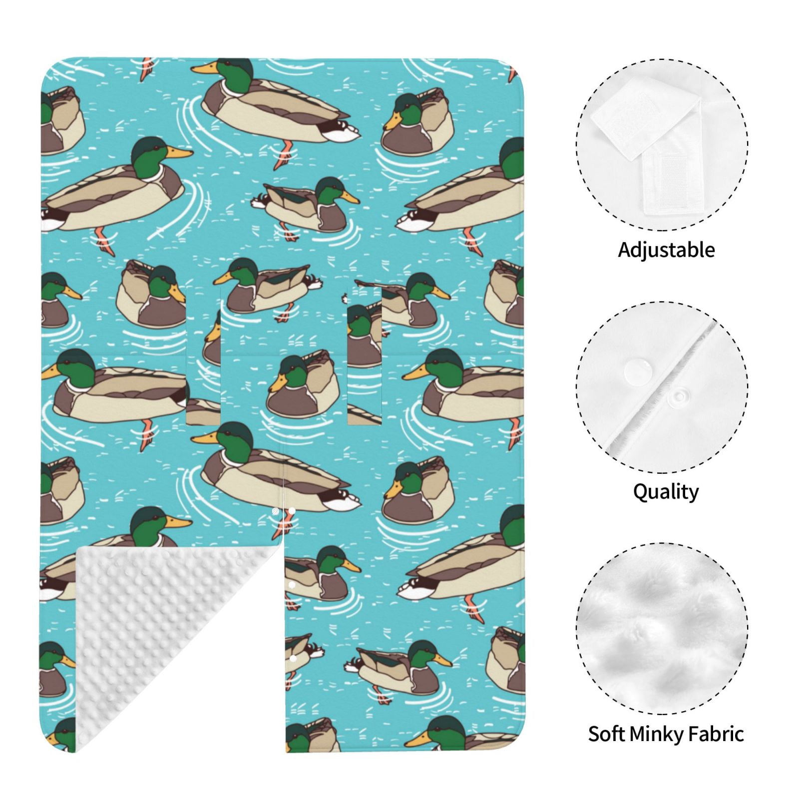 Car Seat Cover Baby - Mallard Ducks Swimming In The Lake Breathable Infant Car Seat Cover for Baby Carseat, Lightweight Comfort Baby Essentials Must Haves Newborn Stuff for Girl Boy