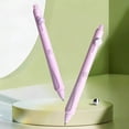 thumbnail image 2 of 4 Pack Erasable Gel Pens with Built-in Eraser,Purple Barrel, Medium Point (0.5mm), Black Gel Ink Pens for Home, Office, Journaling, Writing, Note-Taking, Teacher Supplies, 2 of 6