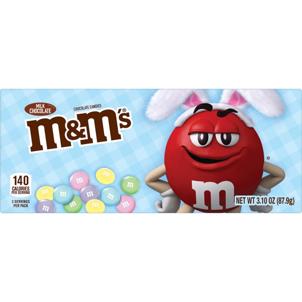 M&M'S Minis Easter Milk Chocolate Candy, Easter Basket Candy, 11.23 oz Bag, Packaged Candy