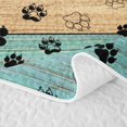 thumbnail image 5 of Erosebridal Girls Blue Old Barn Door Twin Quilt Set, Cute Bear Twin Coverlet Set, 2pcs, 5 of 7