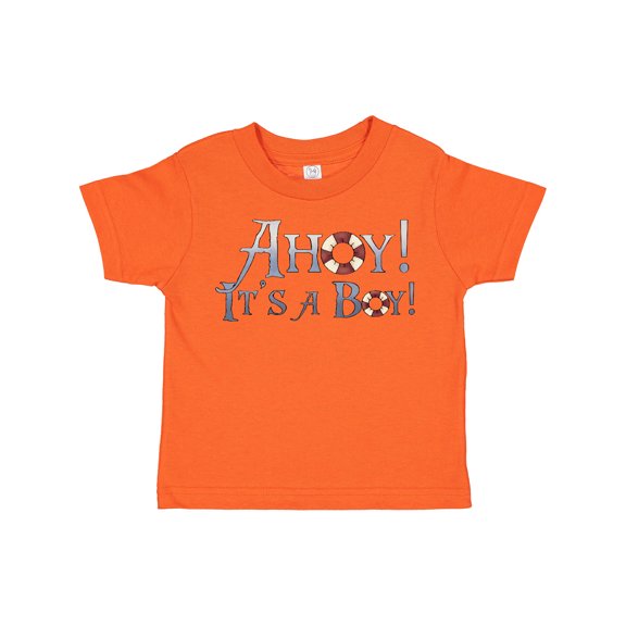 Inktastic Ahoy It's a Boy Boys Toddler T-Shirt