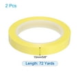 thumbnail image 2 of Uxcell 5/8" x 72 Yard Graphic Tape Whiteboard Tape Dry Erase Pinstripe Tape for Grid Chart, Light Yellow 2 Pack, 2 of 5