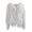 White, variant on Vedolay Womens Tops Casual Womens Rhinestone Fringe Cropped Distressed Star Print Casual Jackets Coats,Orange L