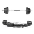 thumbnail image 3 of Phenofice 2Pcs Fitness Equipment Accessory Plastic Coated Dumbbell Piece Black Material, 3 of 4