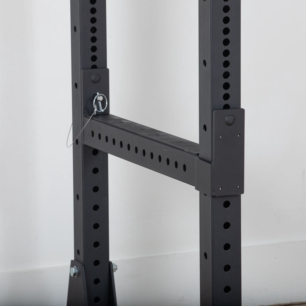 Titan Fitness X-3 Series 30" Flip-Down Safety Bars for X-3 Series Flat Foot Power Racks, Rated 3,000 LB, Nylon Liner Pulling Platform, Safety Spotters Ideal for Lifting Alone