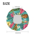 thumbnail image 6 of Kdxio Pineapple Print Shower Cap for Women,Elastic and Reusable,Double Waterproof Layers Bathing Hat, 6 of 9