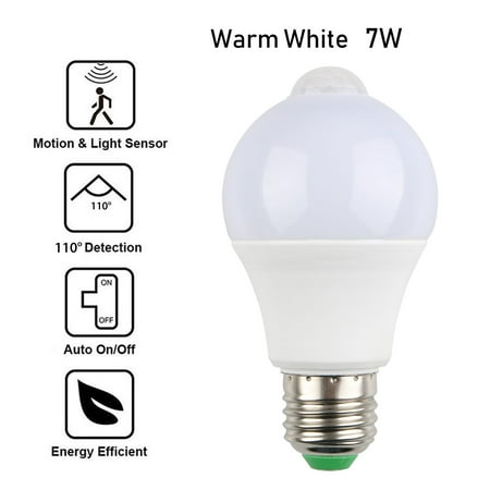 E27 Motion Sensor Light Bulbs 5w 7w Activated Dusk To Dawn E27 Motion Sensor Light Bulbs 5w 7w Activated Dusk To Dawn Security