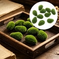 thumbnail image 3 of 6 Pack Artificial Moss Stone Set Faux Rock Decor For Plant Wall Garden Terrarium And Fairy Garden, 3 of 10