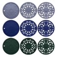 thumbnail image 4 of 3Pcs 20cm Non-Slip Silicone Pot for Pads Hot for Pads Coaster Kitchen Table Mat Placemat Yellow, 4 of 9