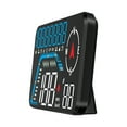 thumbnail image 3 of Indicador Speravity para coche Pantalla digital grande Azul blanco G12, 3 of 6
