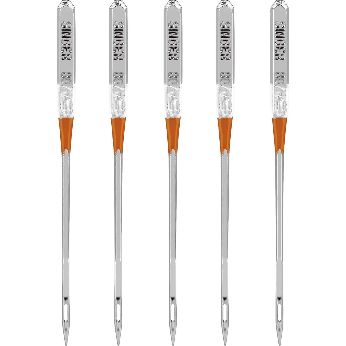 (2 pack) SINGER Universal Size 80/12 Embroidery Sewing Machine Needles (5 pack)